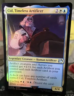Cid, Timeless Artificer - foil 0216 - Final Fantasy MtG NM - Image 1