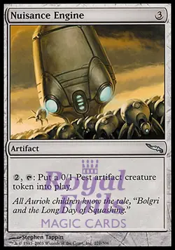 Nuisance Engine 1x FOIL MDN MTG Mirrodin Uncommon MINT artifact - Image 1