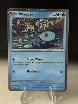 Wooper NM SVP155 Scarlet & Violet Promo 155 Pokemon TCG Holo - Image 1