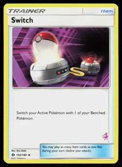 Battle Academy Switch #132/149 POKEMON CARD Promo,MEWTWO STAMP - Image 1