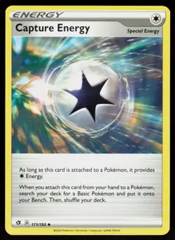 SWSH02: Rebel Clash Capture Energy #171/192 POKEMON CARD Uncommon - Image 1
