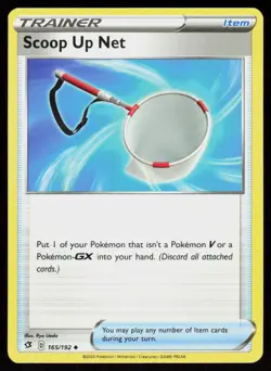 SWSH02: Rebel Clash Scoop Up Net #165/192 POKEMON CARD Uncommon - Image 1