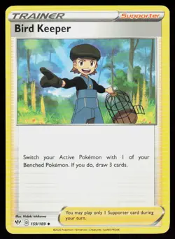 SWSH03: Darkness Ablaze Bird Keeper #159/189 POKEMON CARD Uncommon - Image 1