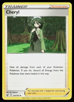 SWSH05: Battle Styles Cheryl #123/163 POKEMON CARD Uncommon - Image 1