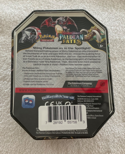 Pokemon TCG Paldean Fates Charizard EX Tin Factory Sealed - Image 2