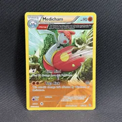 Pokemon XY Primal Clash Medicham Non Holo Card #81/160 LP - Image 1