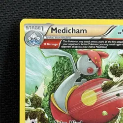 Pokemon XY Primal Clash Medicham Non Holo Card #81/160 LP - Image 2