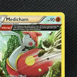 Pokemon XY Primal Clash Medicham Non Holo Card #81/160 LP - Image 3