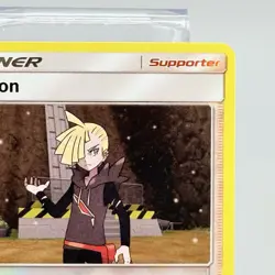 Pokemon Card Gladion 95/111 Trainer SM Crimson Invasion Reverse Holo NM - Image 3