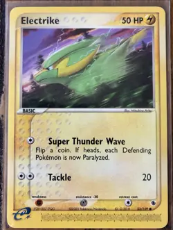 Electrike 53/109 Pokemon Vintage 2003 E Reader Single Card - Image 1