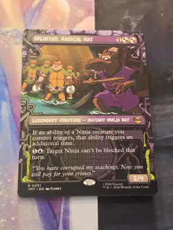 TMT Teenage Mutant Ninja Turtles Showcase 0251 Splinter, Radical Rat - Image 1