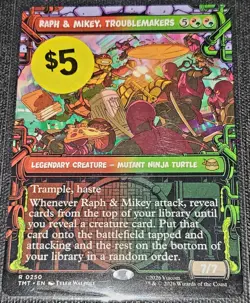 MTG TMNT Raph & Mikey, Troublemakers Showcase R 0250 Rare REGULAR NM/M TMT - Image 1