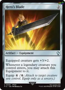 Hero's Blade (Surge Foil) 345 Commander: FINAL FANTASY NM EN - Image 1