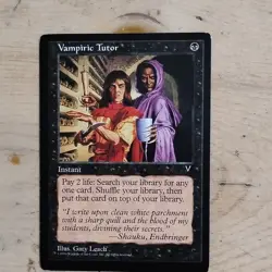 Magic: The Gathering Vampiric Tutor Visions near mint - Image 1