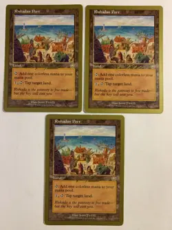 3X SP/MP MTG Magic The Gathering Rishadan Port World Championship John Finkel - Image 1
