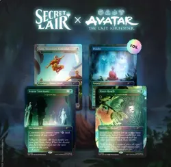 Magic Secret Lair Avatar Last Airbender Lot to Learn Foil Sealed MTG - Image 1