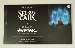 Magic Secret Lair Avatar Last Airbender Lot to Learn Foil Sealed MTG - Image 2