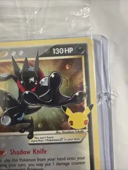 SEALED Greninja Gold Star SWSH144 Celebrations Black Star Promo Pokemon 🔥 - Image 4
