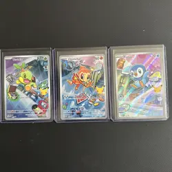 Pokemon TCG First Partner Illustration Collection Series 1 Gen 4 Sinnoh Starters - Image 1