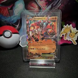 Groudon EX 85/160 XY Primal Clash Ultra Rare Holo Basic 180 HP - Image 1