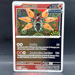 2024 POKEMON SHROUDED FABLE IRON MOTH 009/064 REVERSE HOLO (UNCOMMON) - Image 1