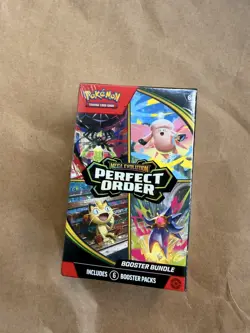 Pokemon TCG: Mega Evolution Perfect Order Booster Bundle (6 Booster Packs) - Image 1
