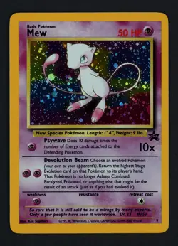 Mew 9 WoTC Promo Holofoil Pokemon TCG - Image 1