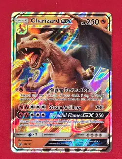 Charizard GX SM195 Sm Holo MP Pokemon TCG Ships FAST - Image 1