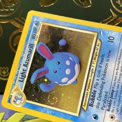 Light Azumarill Holo-Rare - 13/105 Neo Destiny - Pokemon TCG - LP SWIRL - Image 3