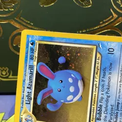 Light Azumarill Holo-Rare - 13/105 Neo Destiny - Pokemon TCG - LP SWIRL - Image 4