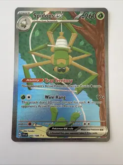 Pokemon Spidops ex Special Illustration RARE SV01: Scarlet & Violet 243/198 - Image 1