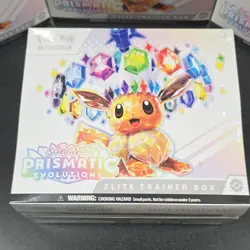 Pokemon Scarlet & Violet Prismatic Evolutions ETB (Factory Sealed) - Image 4