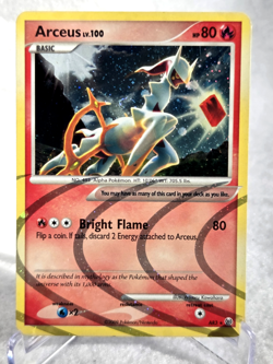 Pokemon Arceus LV 100 HP HOLO 80 2009 AR 3 ULTRA RARE - Image 1