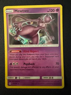 Pokemon TCG Mewtwo - 75/214 (Unbroken Bonds) (Cracked Ice Holo) - Image 1
