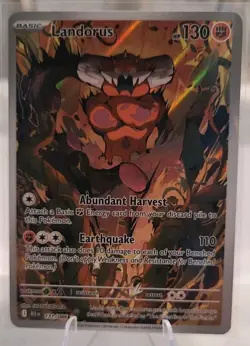Landorus Illustration Rare 131/086 Black Bolt Pokemon TCG English NM - Image 1