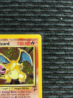 Pokemon TCG Charizard 4/130 Base Set 2 Holo Rare 120 HP - Image 4