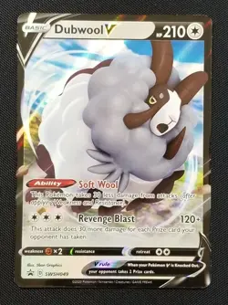 Pokemon DUBWOOL V SWSH049 Holo Rare Sword & Shield Promos - Near Mint 🍒 - Image 4