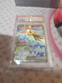 Pokemon TCG Scarlet & Violet Zapdos EX 202/165 Special Illustration Rare Psa 8 - Image 2