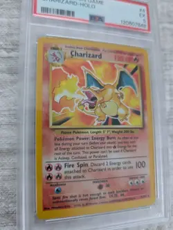 1999 Holo Rare Charizard 4/102 Base Set Pokemon TCG PSA 5 - Image 4