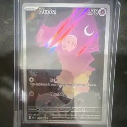 The Pokemon Company Munna 116/086 Sv: Black Bolt Illustration Rare Holo English… - Image 1