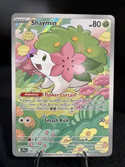 Pokemon - Shaymin 185/182 Illustration Rare Destined Rivals English - Image 1