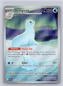 Dewgong 097/094 Illustration Rare Phantasmal Flames Pokemon Near Mint - Image 1