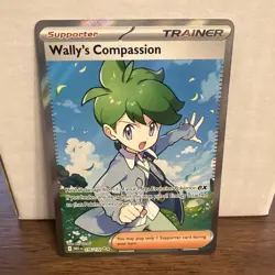 Wally's Compassion 176/132 Pokemon ME01: Mega Evolution Full Art Ultra Rare NM - Image 1