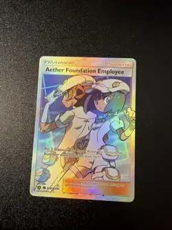 Aether Foundation Employee SV81/SV94 Hidden Fates: Shiny Vault Holo - Pokemon - Image 1