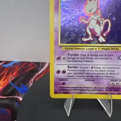 Pokemon TCG Mewtwo 10/102 1999 Base Set Holo Unlimited Rare LP/MP Condition - Image 3