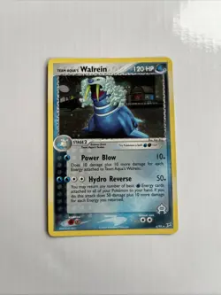 Pokemon TCG Walrein EX Team Magma vs Team Aqua 6/95 Holo Rare - Image 1