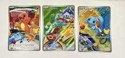 Pokemon First Partner Illustration Collection Kanto Gen 1 Starters. NM - Image 2