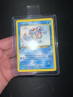 Pokemon TCG TOTODILE RARE 1st Edition 80/111! Neo Genesis NM - Image 1