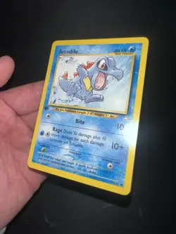 Pokemon TCG TOTODILE RARE 1st Edition 80/111! Neo Genesis NM - Image 4