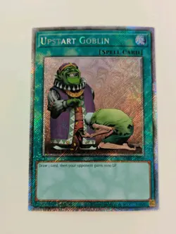 Yu-Gi-Oh! Upstart Goblin - RA03-EN096 - Platinum Secret Rare - 1st Edition LP+ - Image 1